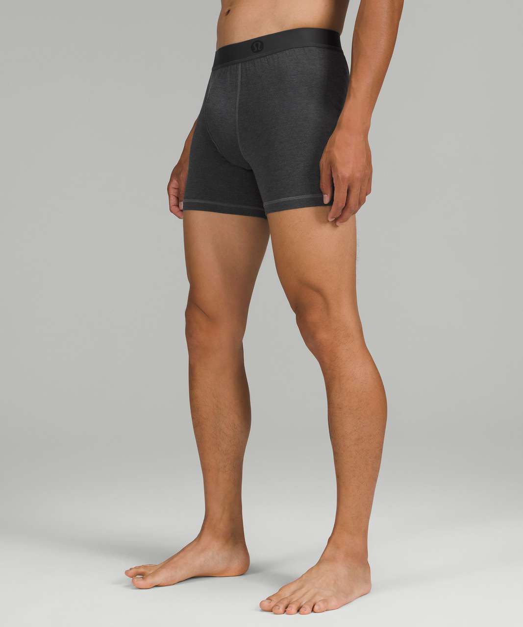 Lululemon Always In Motion Boxer 5" - Heathered Core Dark Grey