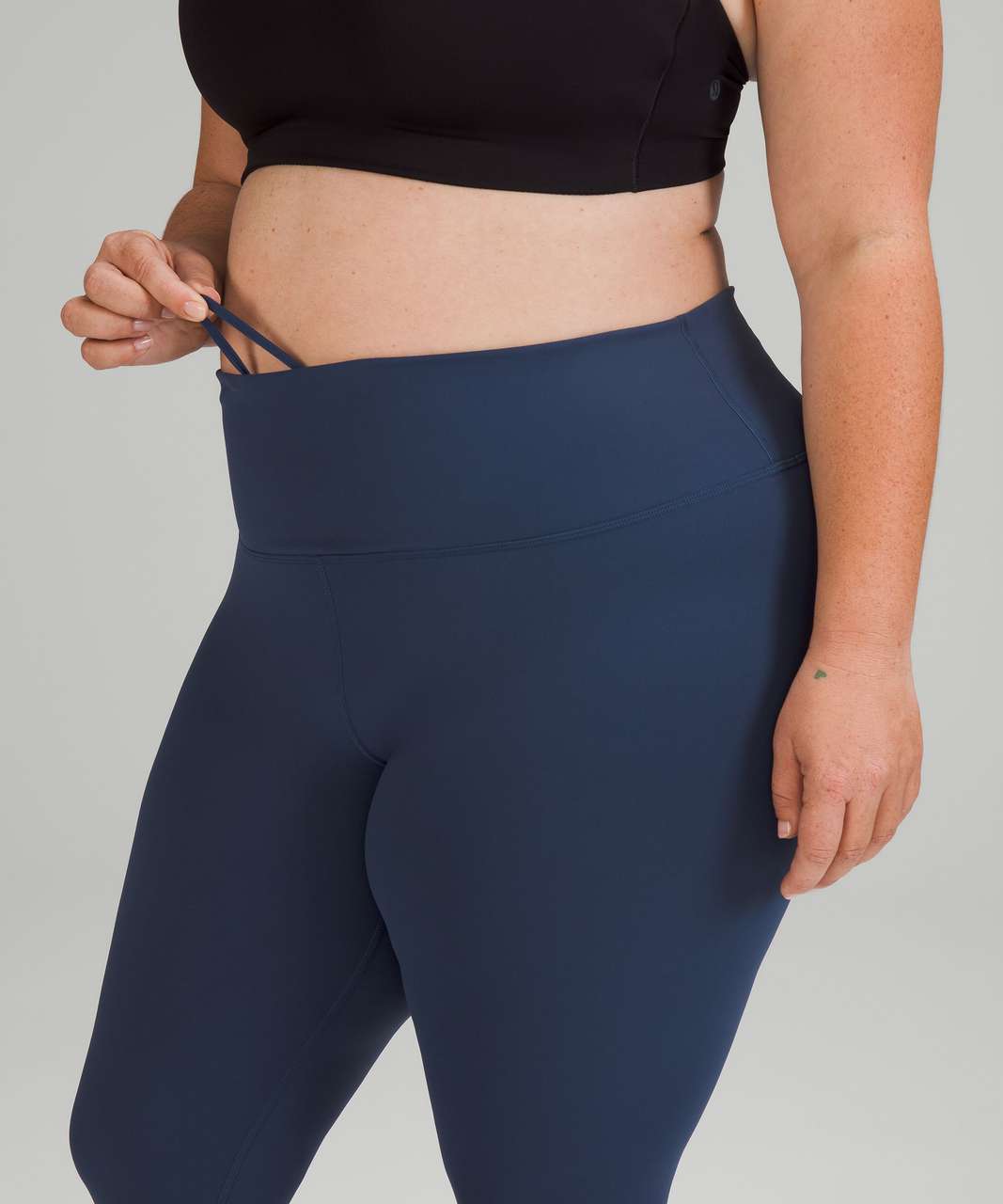 lululemon athletica, Pants & Jumpsuits, Lululemon Wunder Train Highrise  Crop Legging 23 In Night Sea Blue