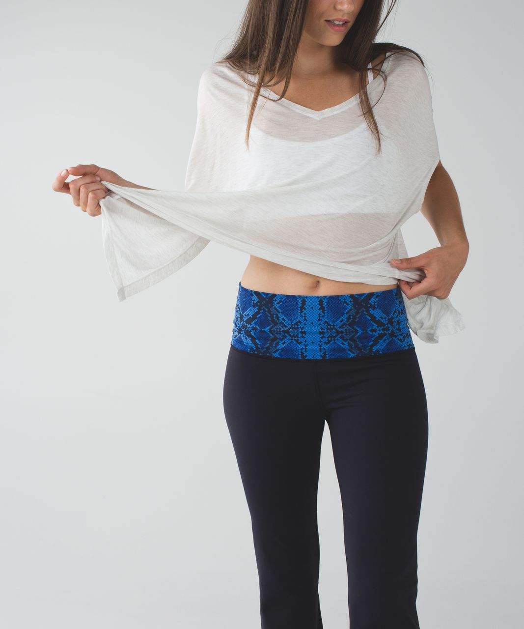 Lululemon Groove Pant III (Regular) - Naval Blue / Mini Ziggy Snake Pipe Dream Blue Sapphire Blue