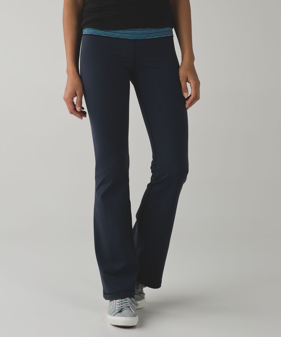 Lululemon Groove Pant III (Regular) - Inkwell / Space Dye Twist Naval Blue Peacock Blue