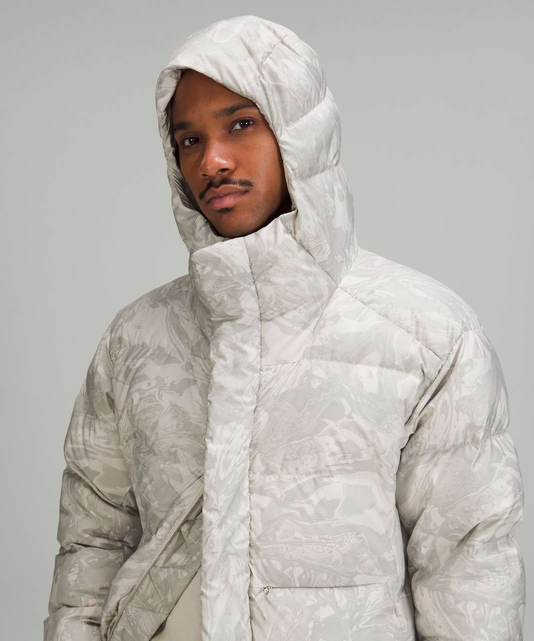 Lululemon Down Jacket - Maple Metamorphosis Light Neutral Multi