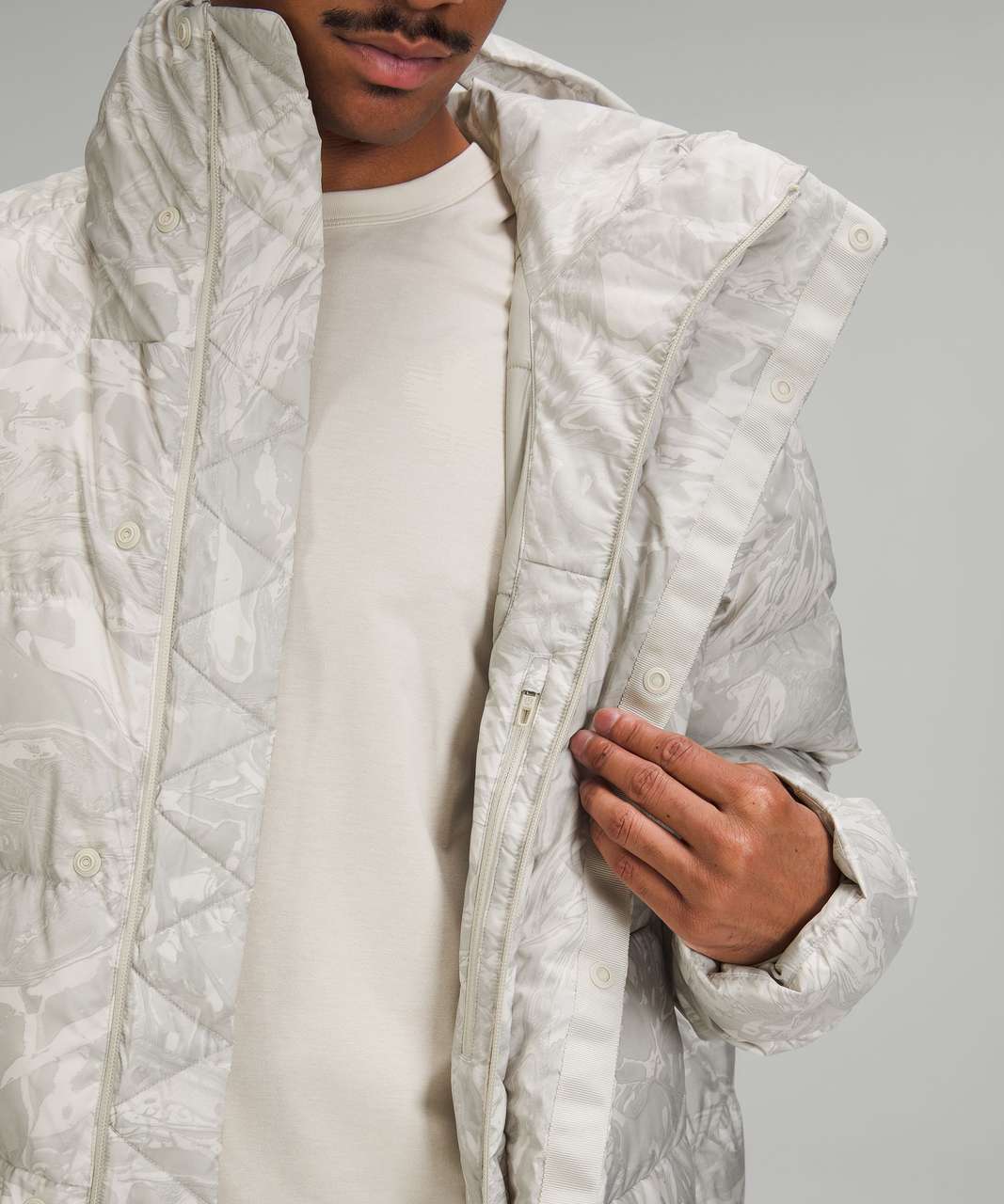 Lululemon Down Jacket - Maple Metamorphosis Light Neutral Multi