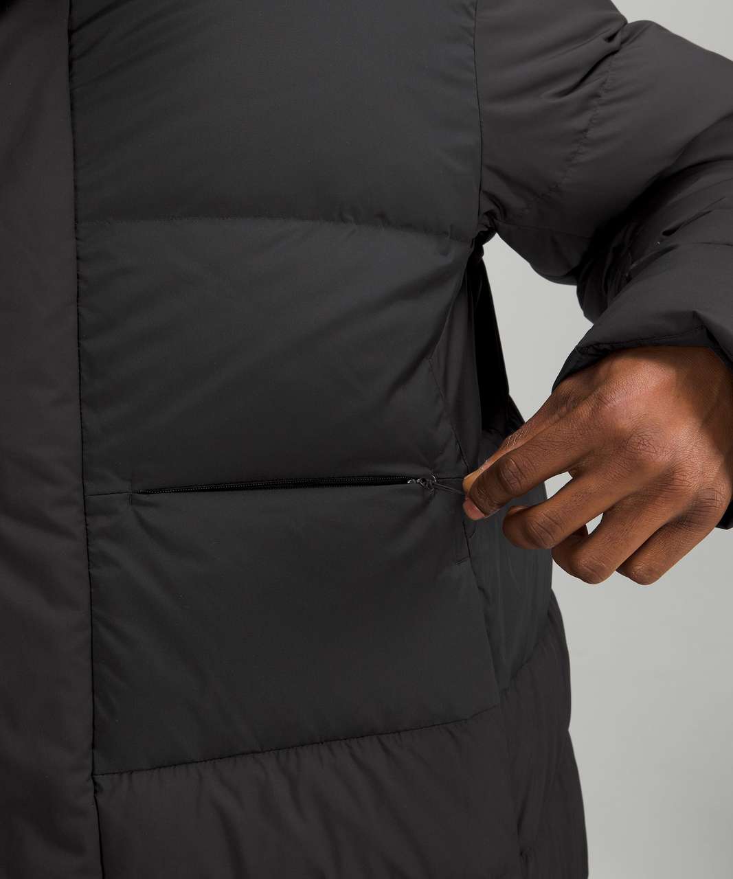 Lululemon Down Jacket - Black - lulu fanatics