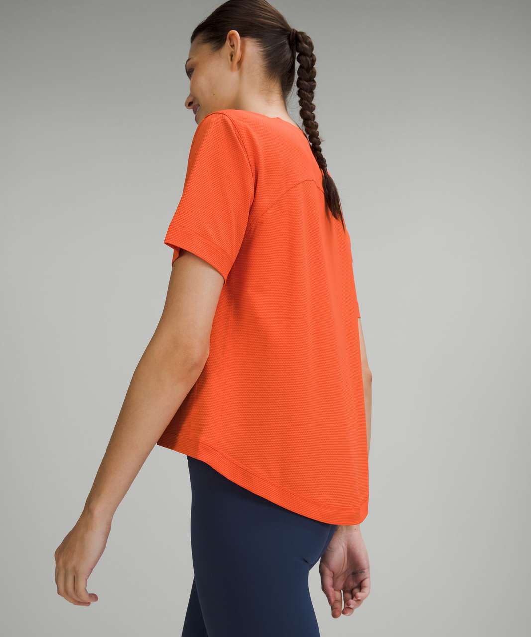 Lululemon Tough Training Crewneck T-Shirt - Warm Coral