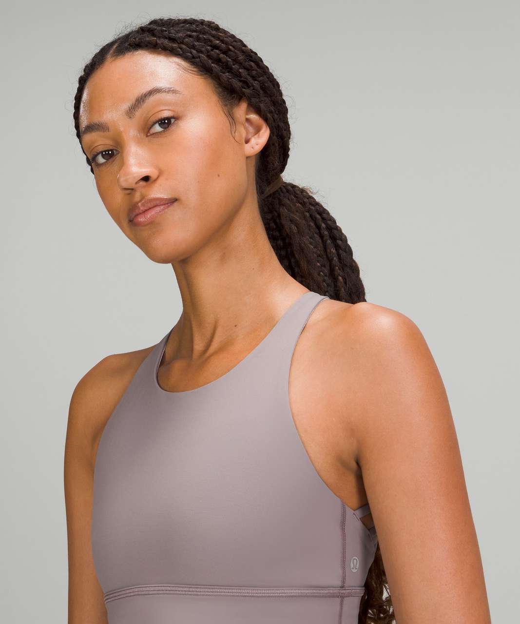 Lululemon Free to Be High-Neck Longline Bra - Wild *Light Support, A/B Cup  - Lunar Rock - lulu fanatics