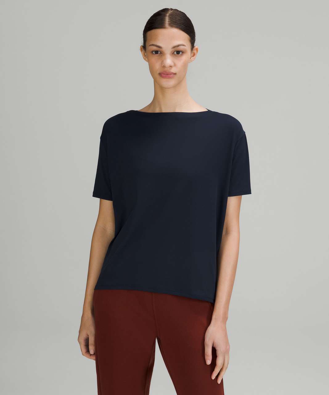 Lululemon Back in Action Short Sleeve T-Shirt *Nulu - True Navy