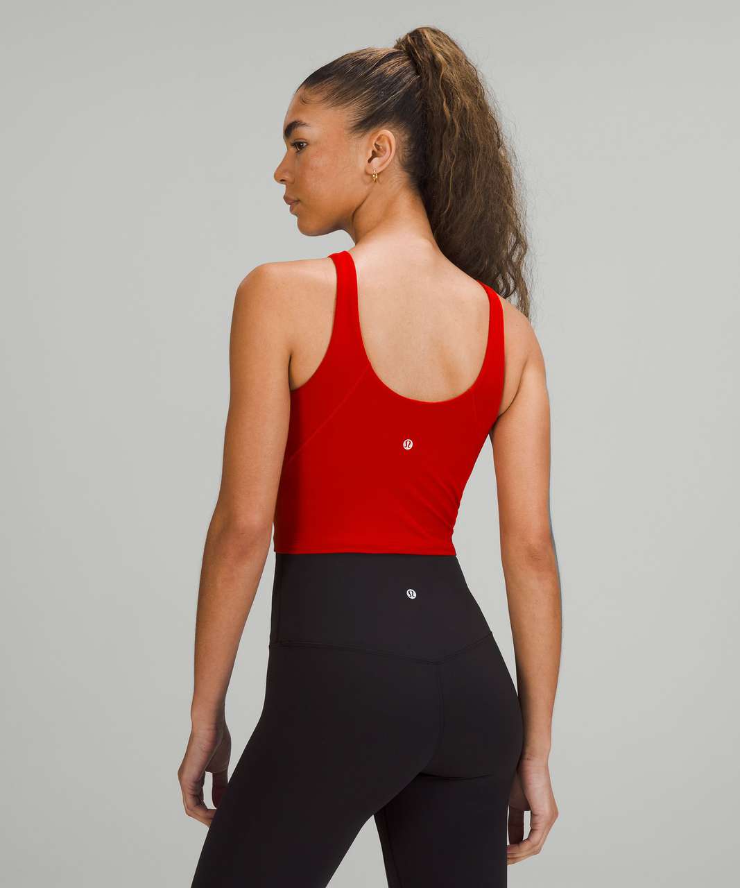 Align Tank Lunar New Year Tank vs Align Tank High Neck both in Dark Red (6)  : r/lululemon