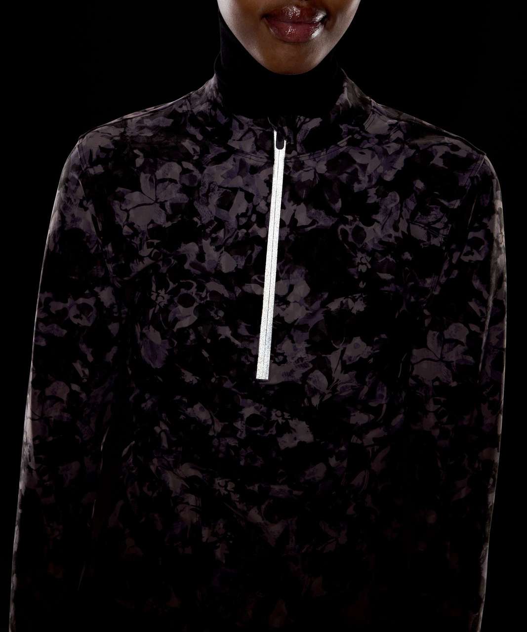 Lululemon Luxtreme Running Half-Zip - Inflect Floral Lunar Rock