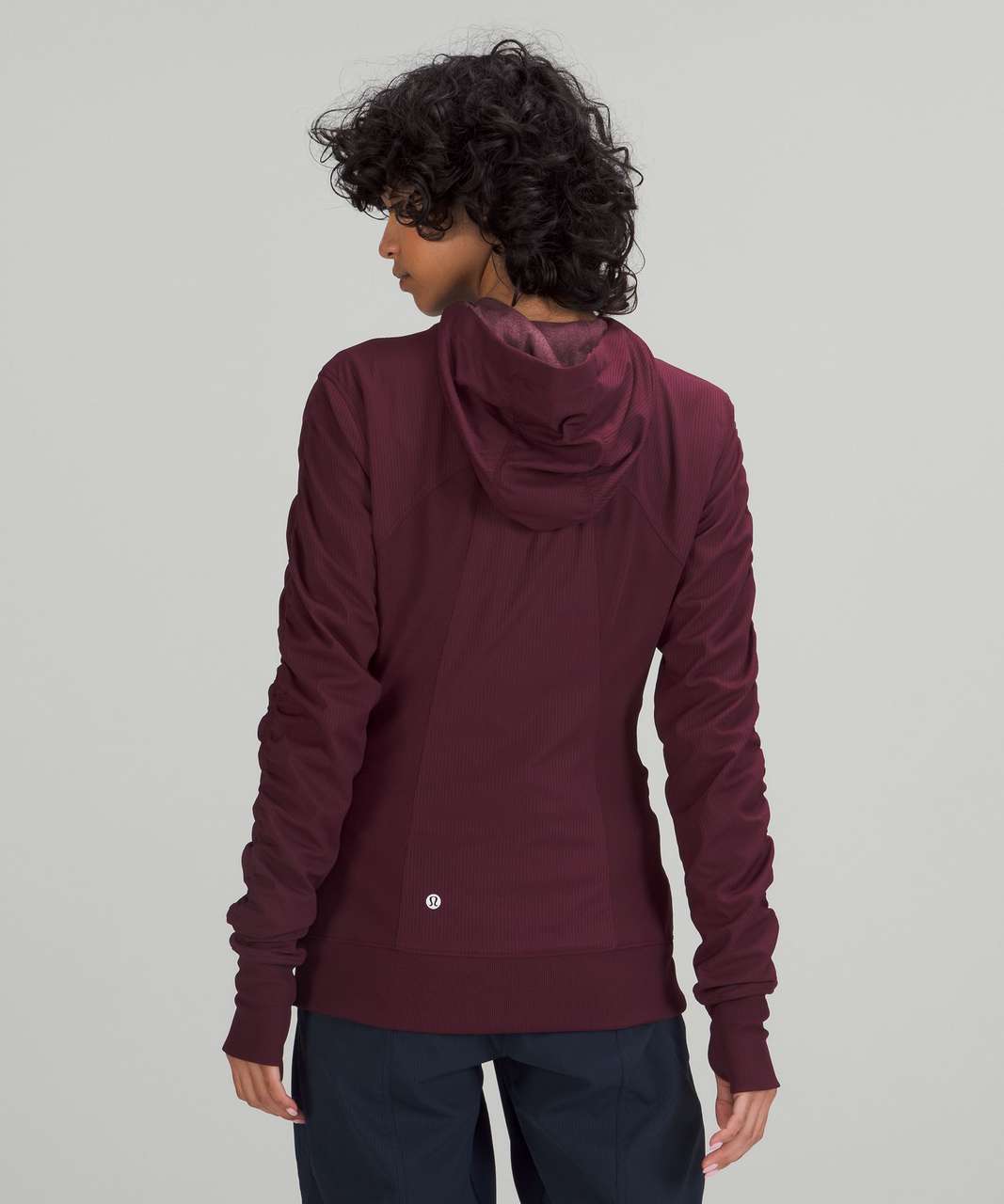 Lululemon Fleecy Keen Jacket - Deep Zinfandel - lulu fanatics