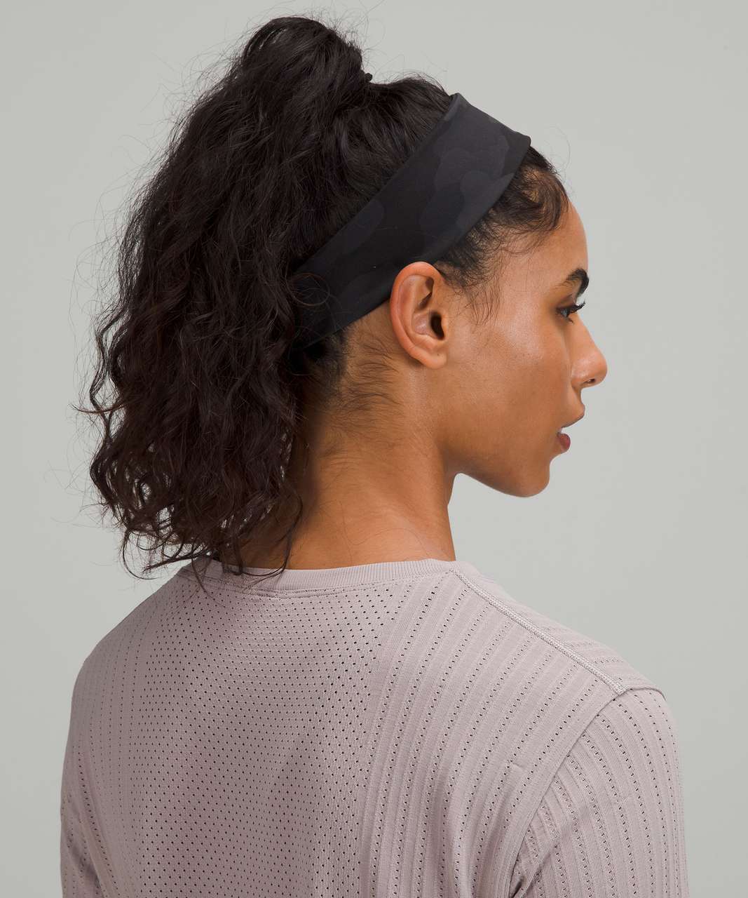 Lululemon Fly Away Tamer Headband - Heritage 365 Camo Deep Coal Multi