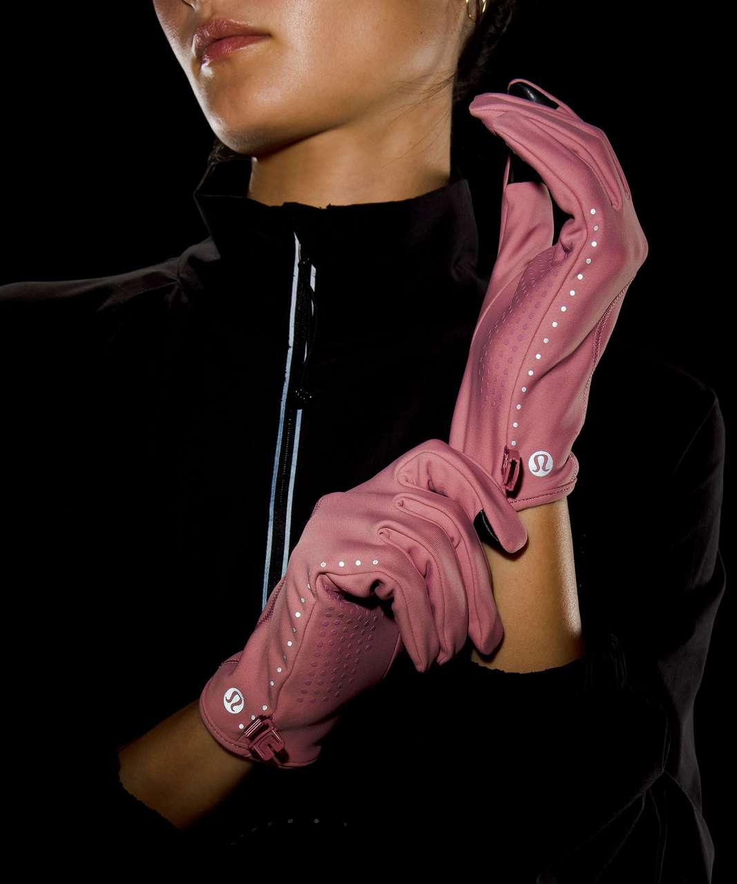 Lululemon Run for It All Gloves - Pink Taupe