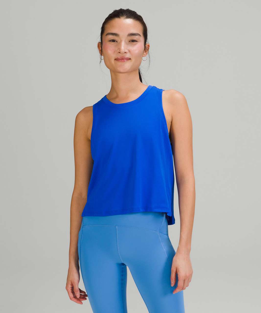 LULULEMON HOLD & Let Flow Tank Women Blue Sleeveless Top Training Size 10  $34.00 - PicClick AU