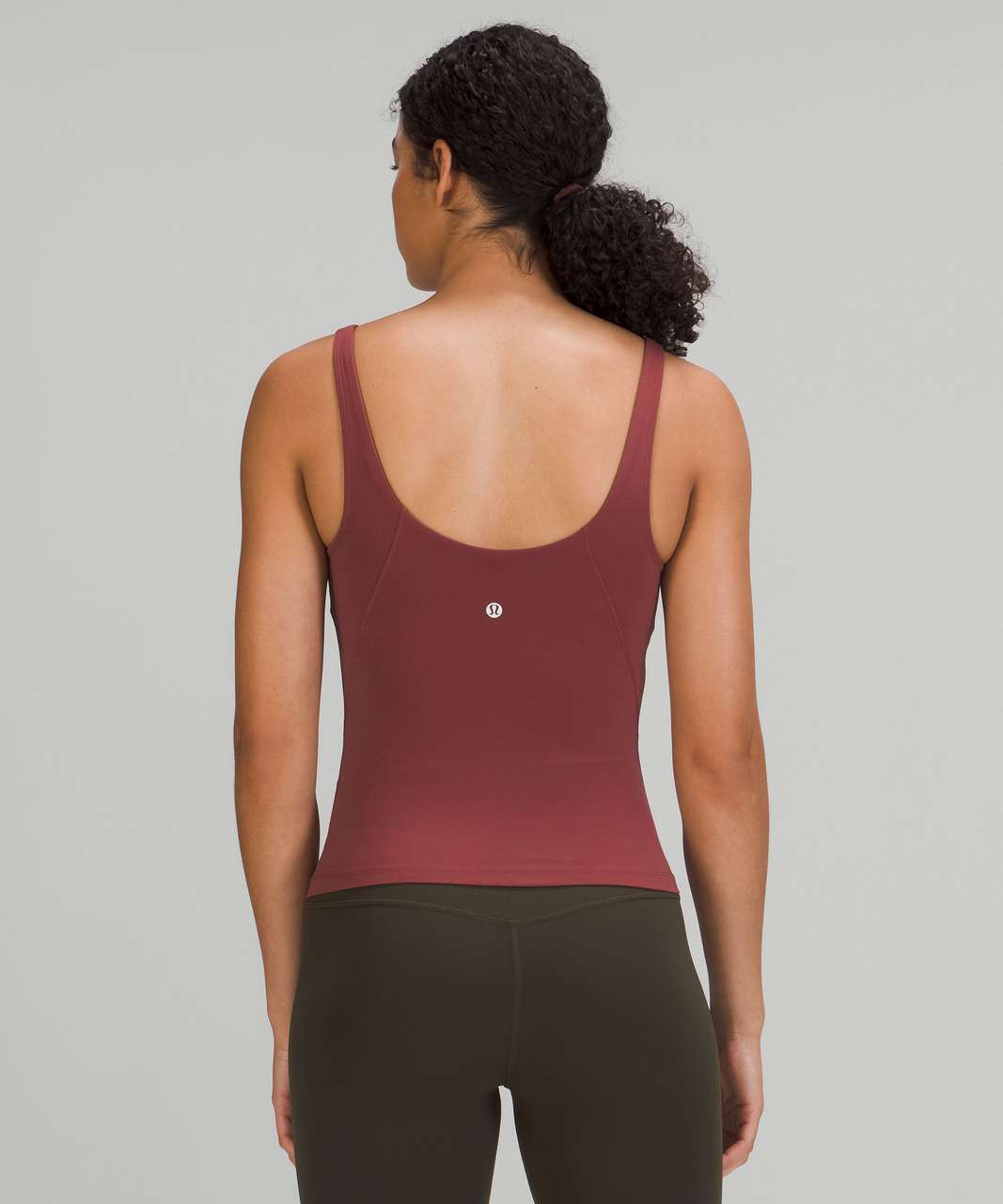 Lululemon Align Waist-Length Tank Top - Smoky Red - lulu fanatics