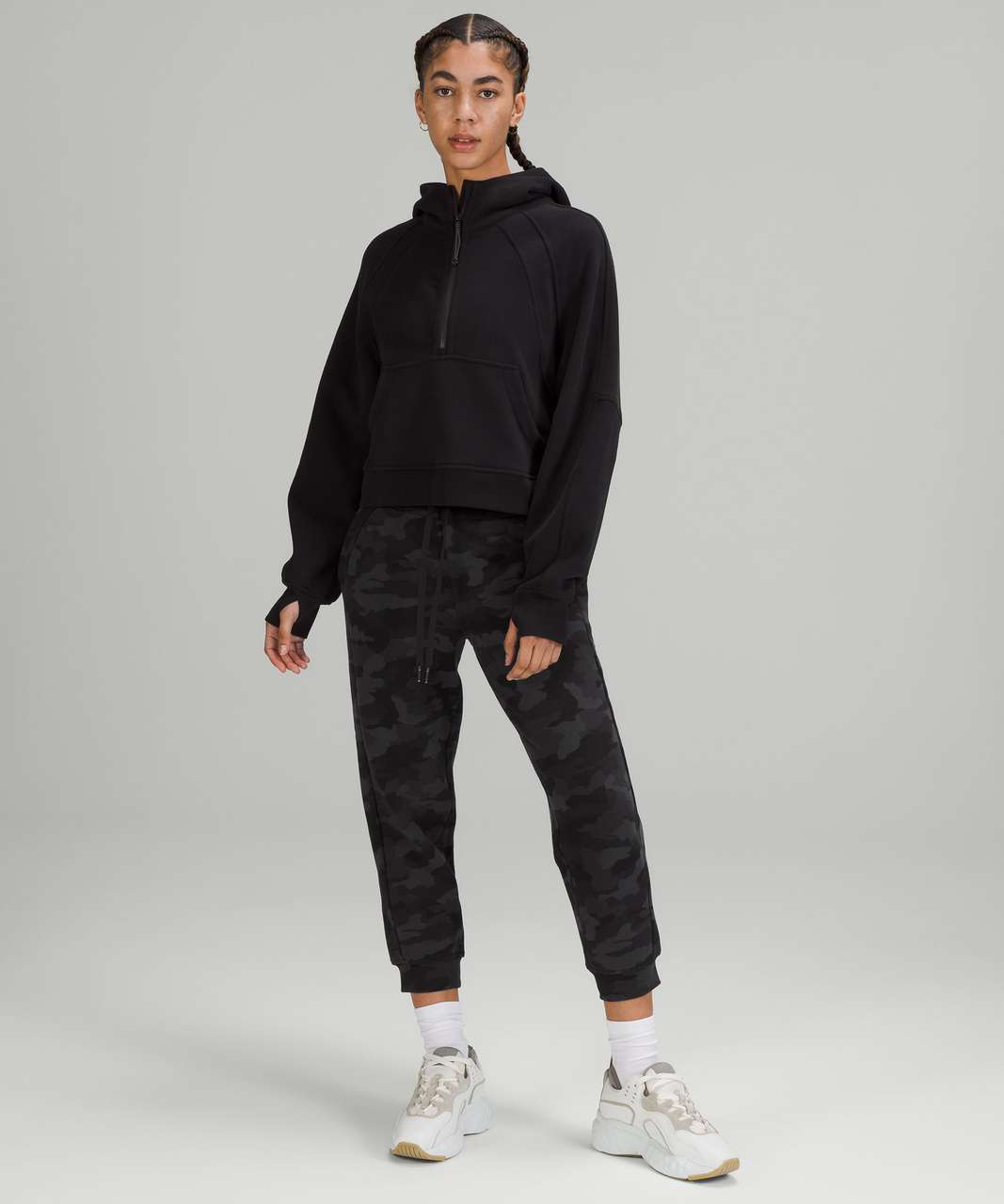 Lululemon Scuba High-Rise Cropped Jogger - Heritage 365 Camo Deep Coal Multi