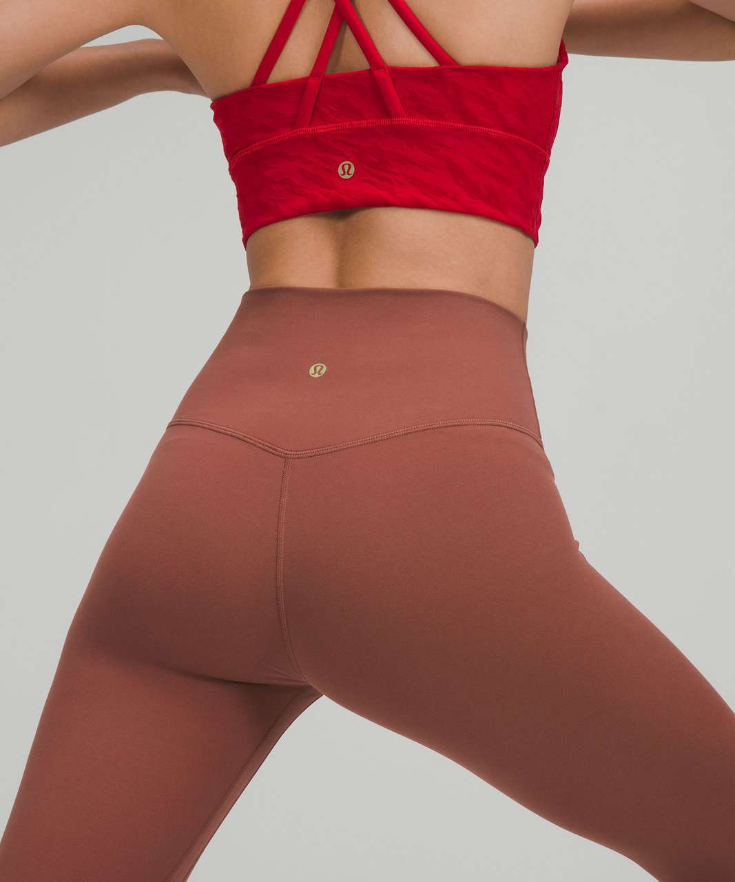 Lululemon align leggings Smokey red, Women's Fashion, Activewear on  Carousell