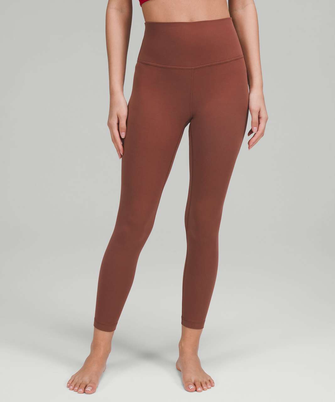 This lululemon dark red new year set is a VIBE in the align leggings 