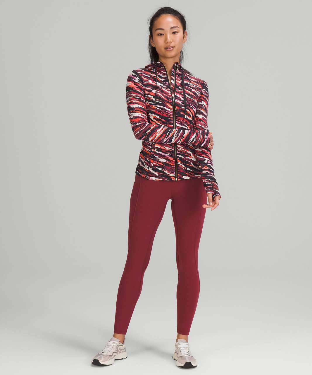 Lululemon Lunar New Year Hooded Define Jacket *Nulu - Tiger Tide Smoky Red Multi