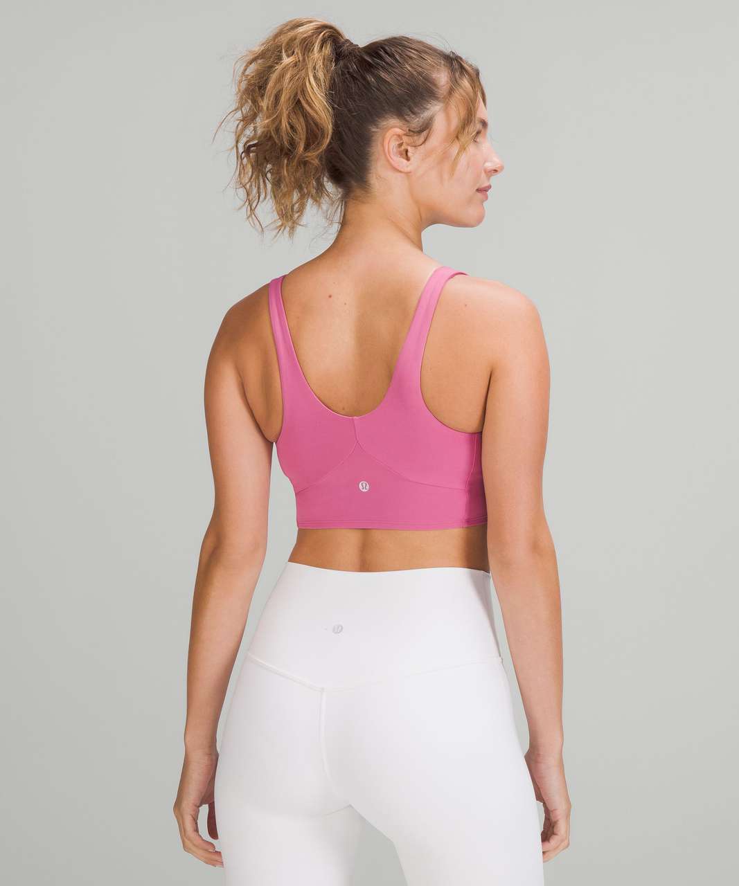 Lululemon Nulu Front-Darting Yoga Bra *Light Support, B/C Cup - Pink  Blossom - lulu fanatics