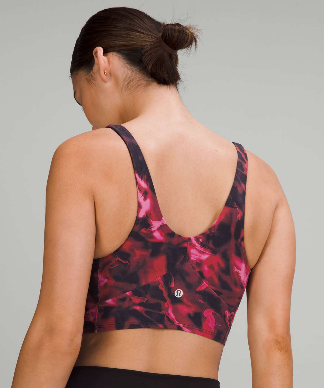 Lululemon Rise and Run Bra - Neon Pink - lulu fanatics