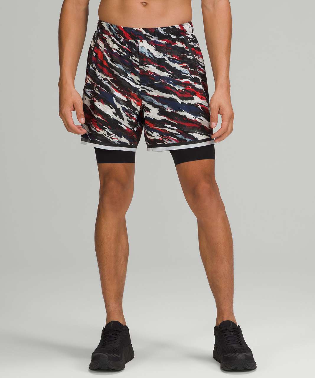 Lululemon Lunar New Year Surge Lined Short 6 Special Edition - Tiger Tide  Max Night Sea Multi - lulu fanatics