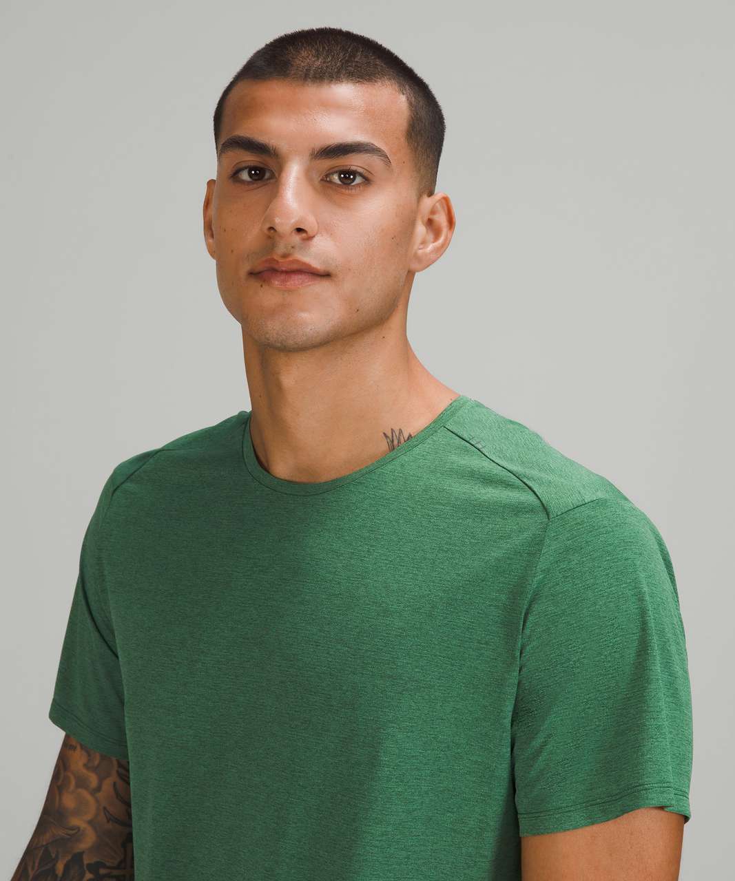 Lululemon Fast And Free Long Sleeve Shirt In Heathered Delicate Mint