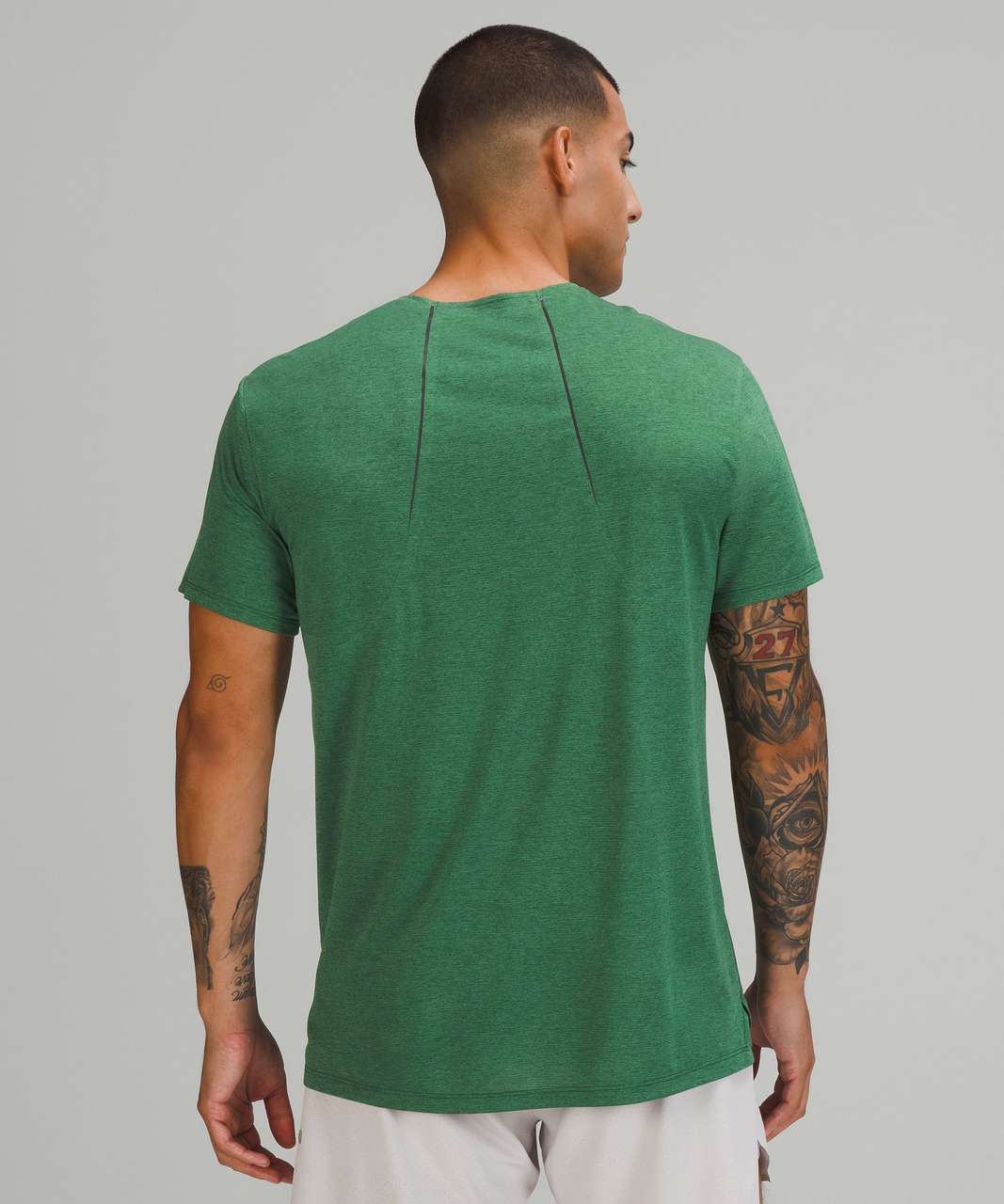 Lululemon Men's Forest Green SS Performance T-Shirt - L EUC