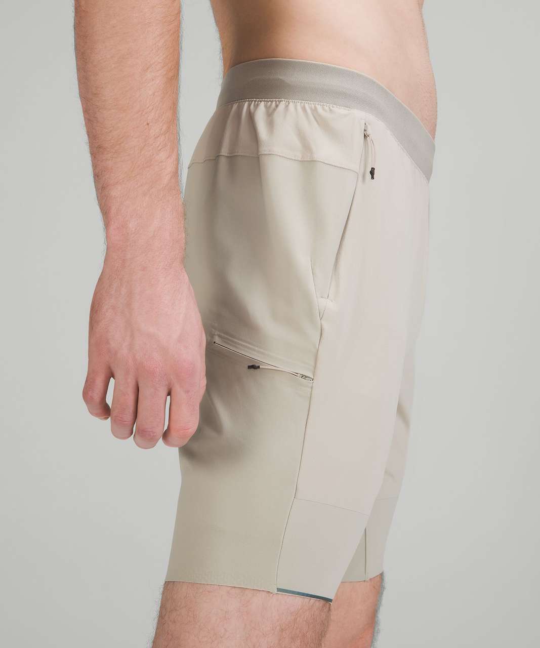 Lululemon Surge Hybrid Short 9" - Raw Linen