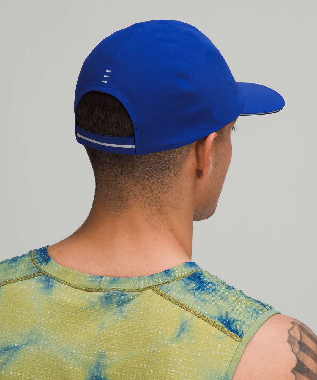 Lululemon Mens Fast and Free Running Hat - Larkspur