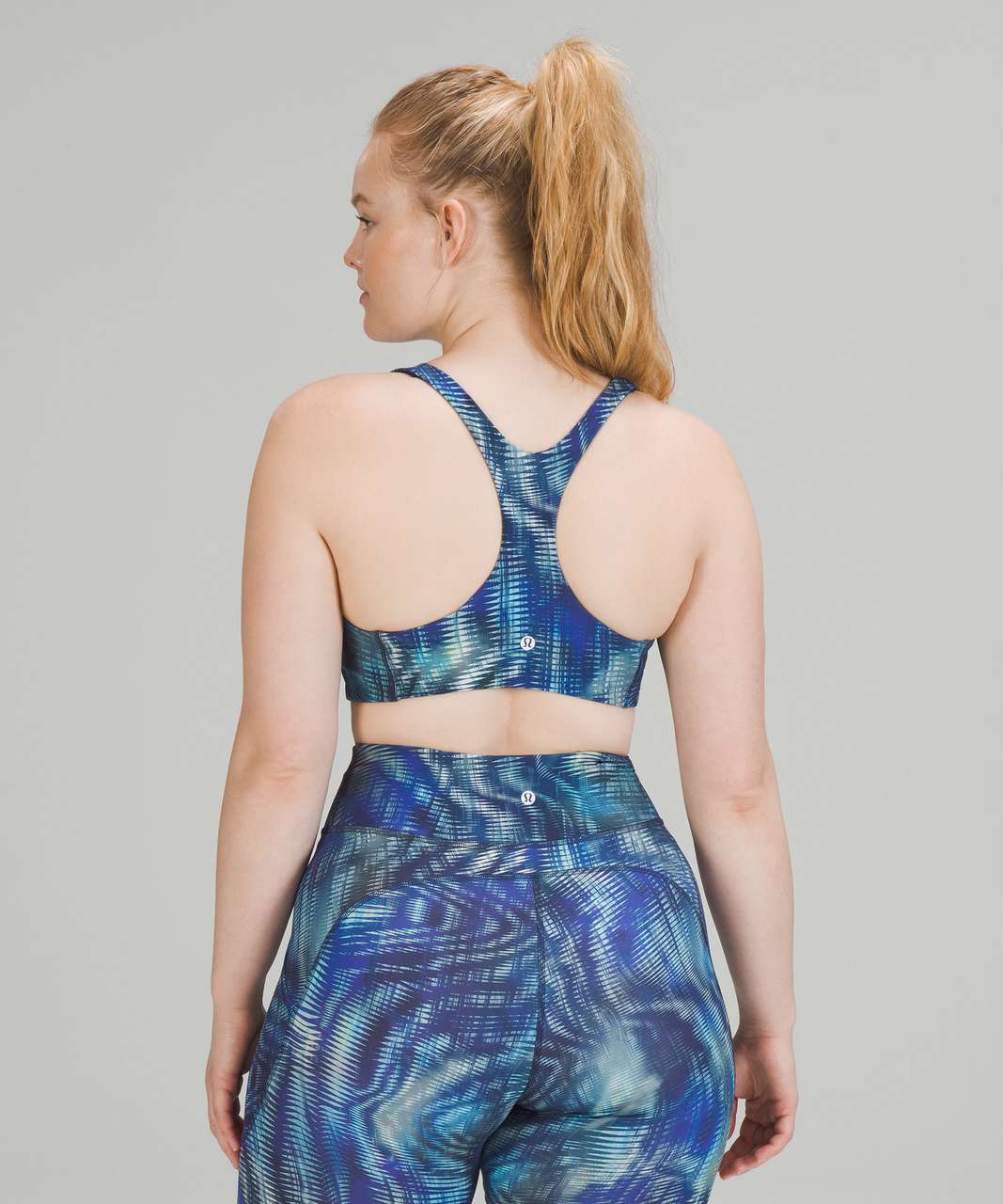 Lululemon Wunder Train Bra *Medium Support, C/D Cup - Shapeshifter Flux Blue  Multi - lulu fanatics