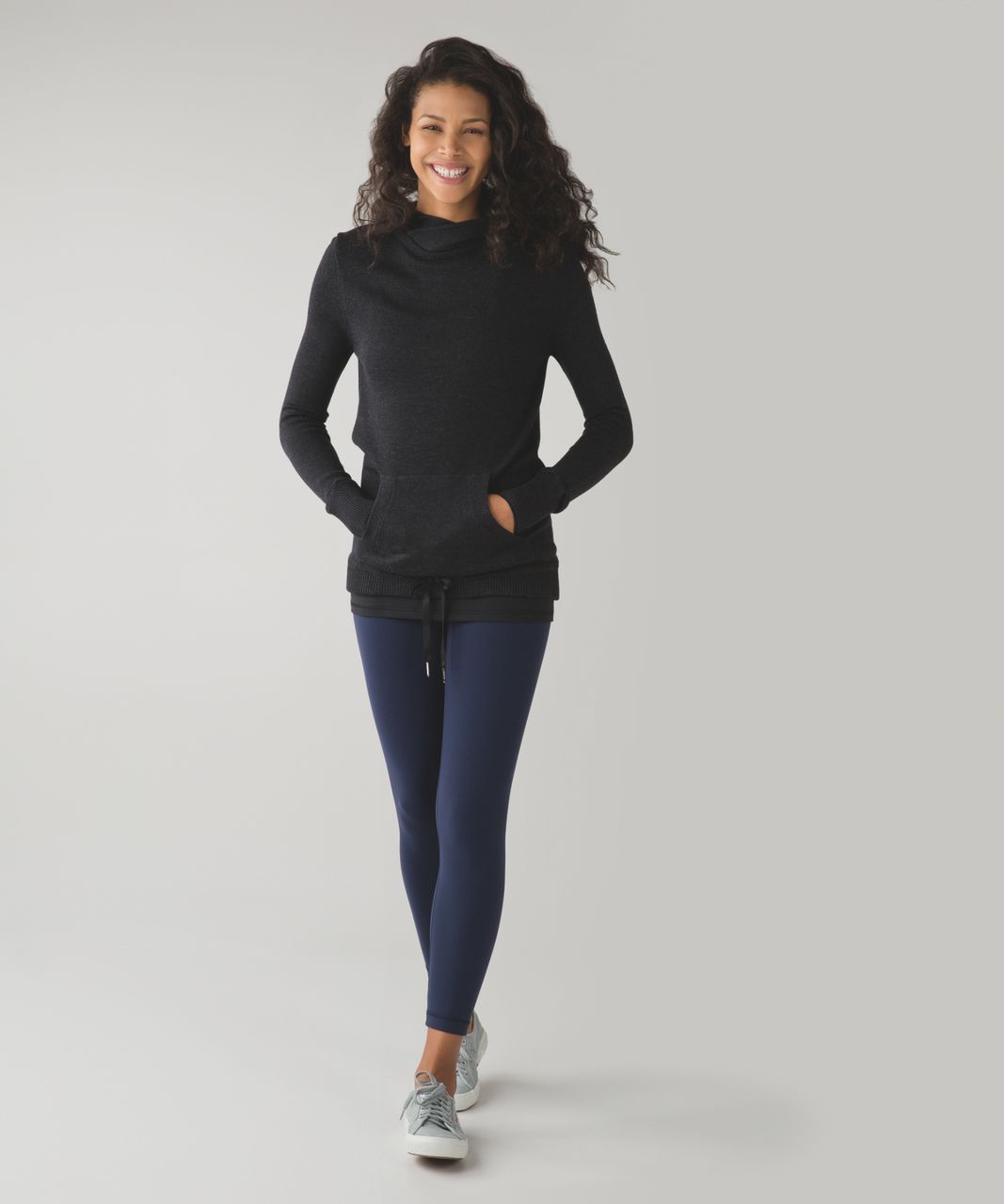 Lululemon Sweet Savasana Pullover - Heathered Black