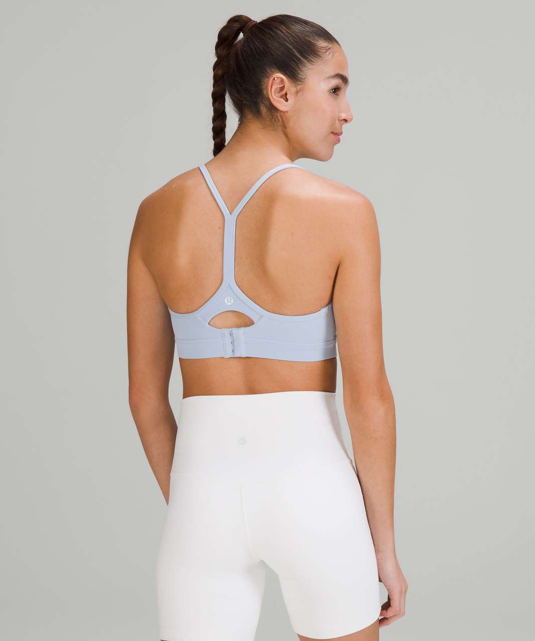 lululemon Align™ Bra with Cups *Light Support, A/B Cup, White/Wee Are From Space  Nimbus Battleship