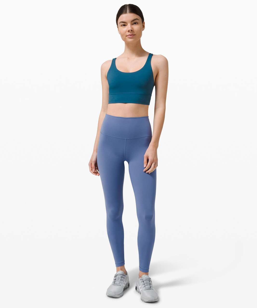 Lululemon Energy Longline Bra *Medium Support, B–D Cups - Blue Borealis