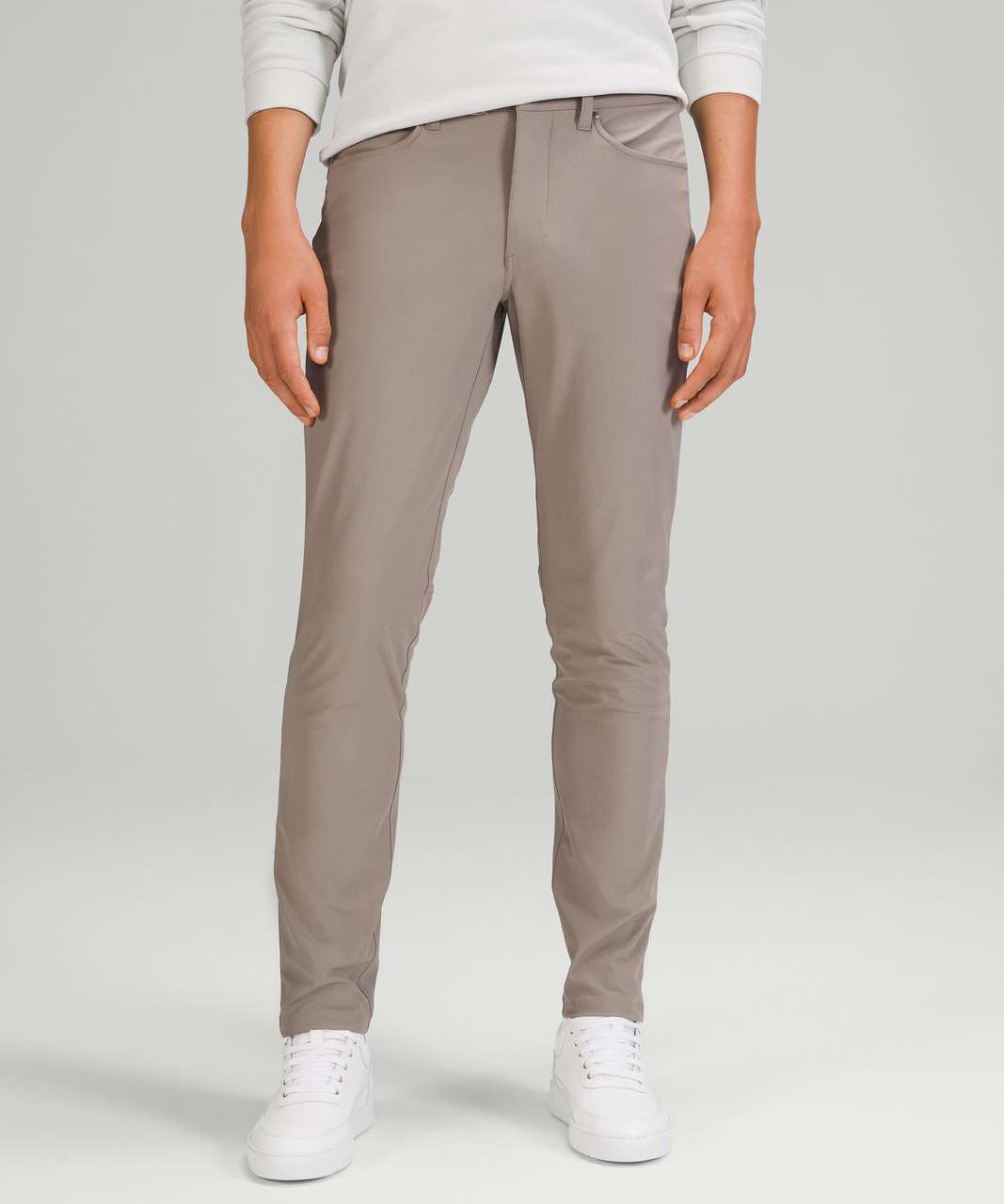 Lululemon Essential High-Rise Trouser 12 Carbon Dust Warpstreme Khaki $138  NWOT