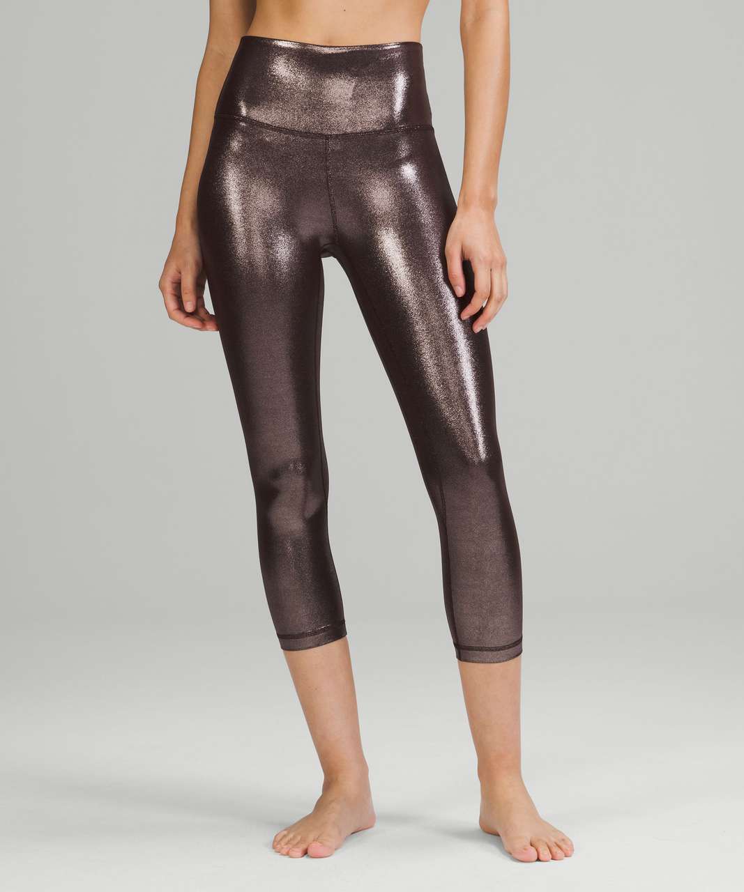 Lululemon Align Super High-Rise Crop 21 - Dark Olive - lulu fanatics