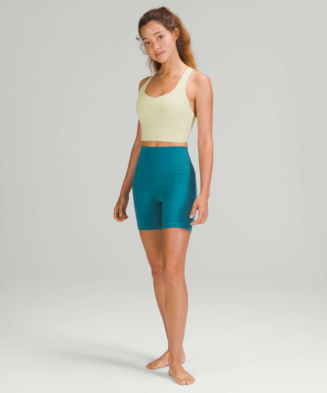 Lululemon Align Curve Seam High-Rise Short 6 Utility Blue UTYB Women's  Size 14