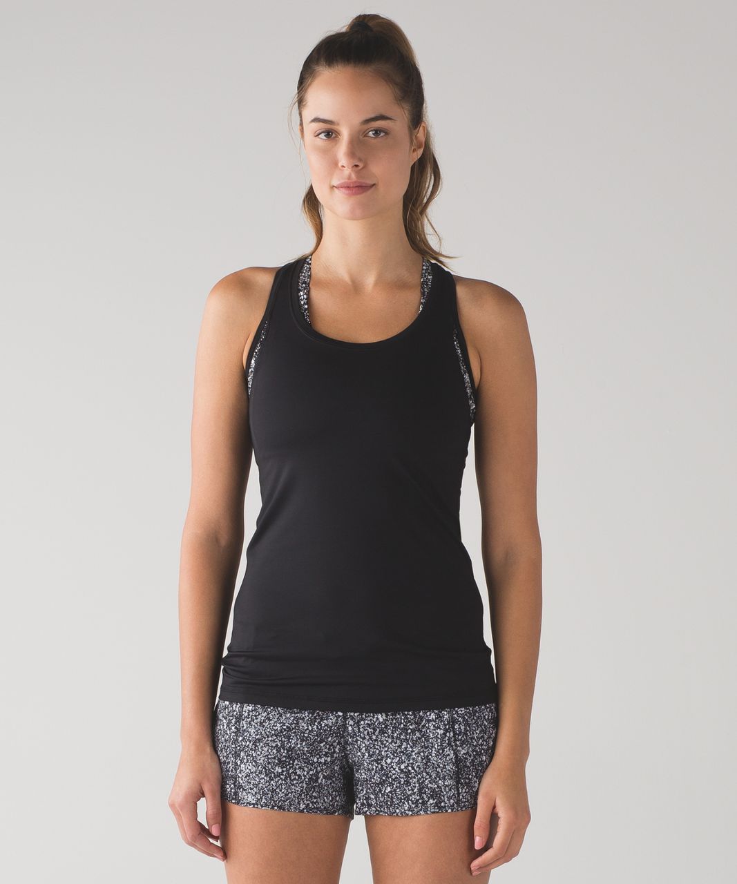 Lululemon Cool Racerback II (Splatter) (Reflective) - Black