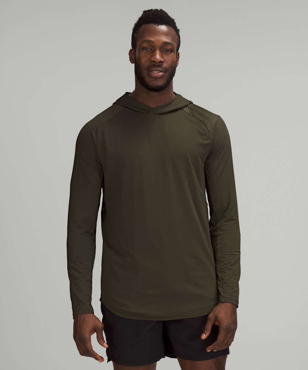 Lululemon Drysense Training Hoodie - Dark Olive