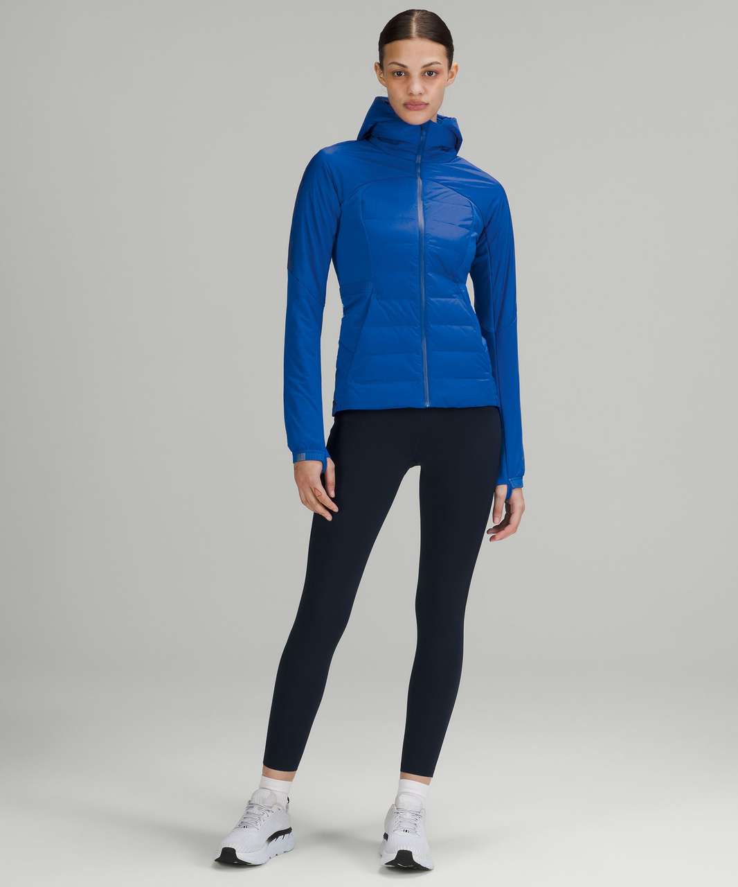 NWT Lululemon Down for It All Jacket Blue Nile 6 Run Sport Activewear