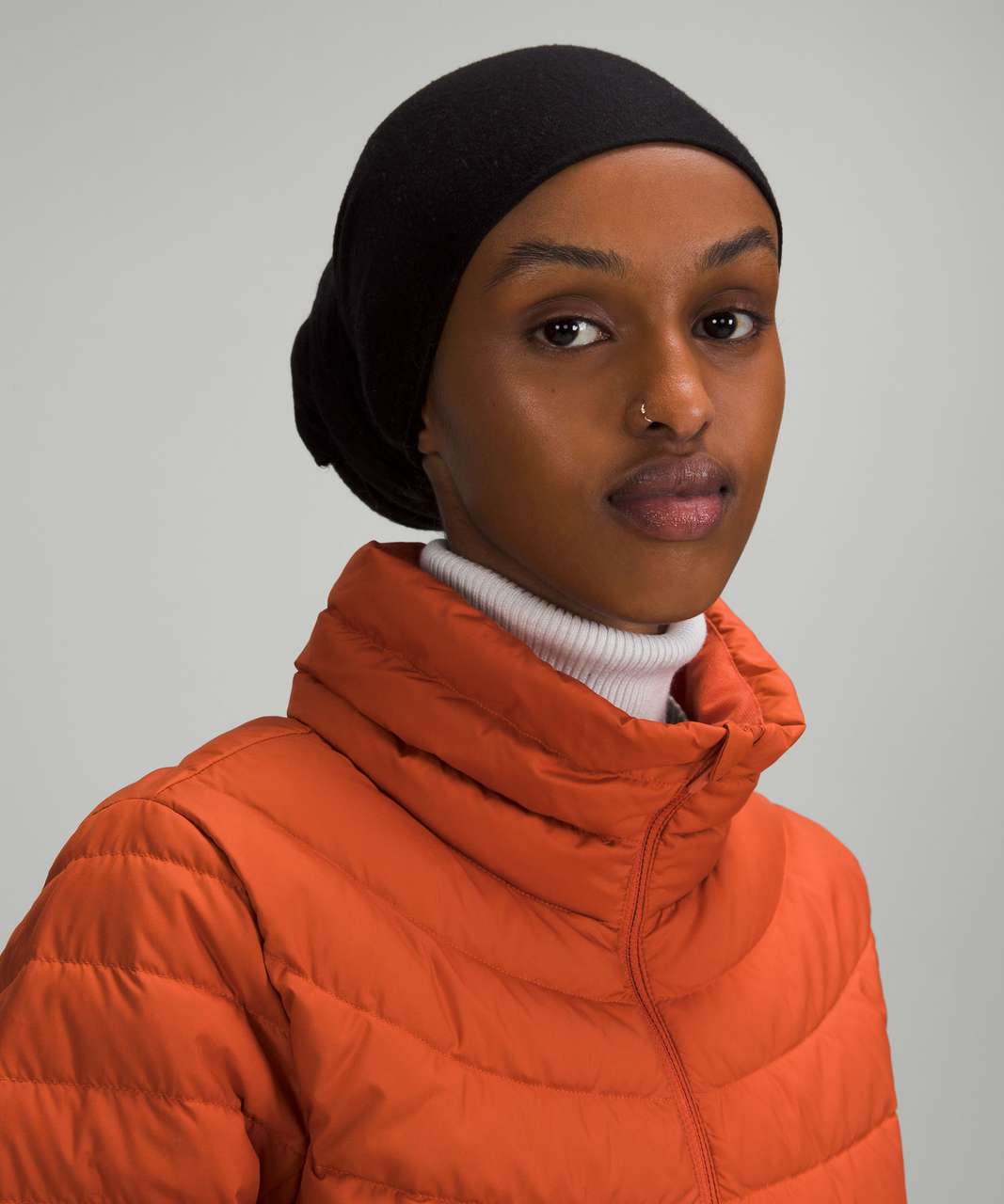 Lululemon Lightweight Relaxed-Fit Down Canyon Orange Jacket Wms Sz