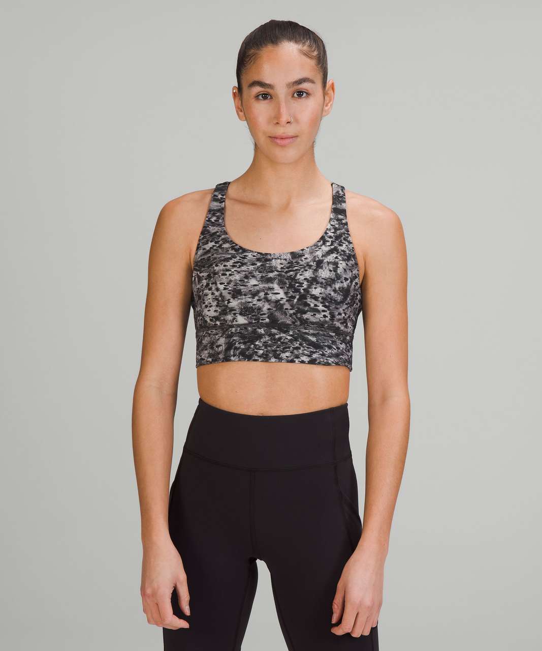 Womens LuLuLemon GRY South Carolina Gamecocks Energy Bra Long Line