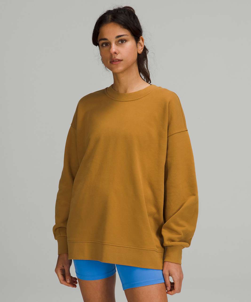 Lululemon Perfectly Oversized Crew - Spiced Bronze - lulu fanatics