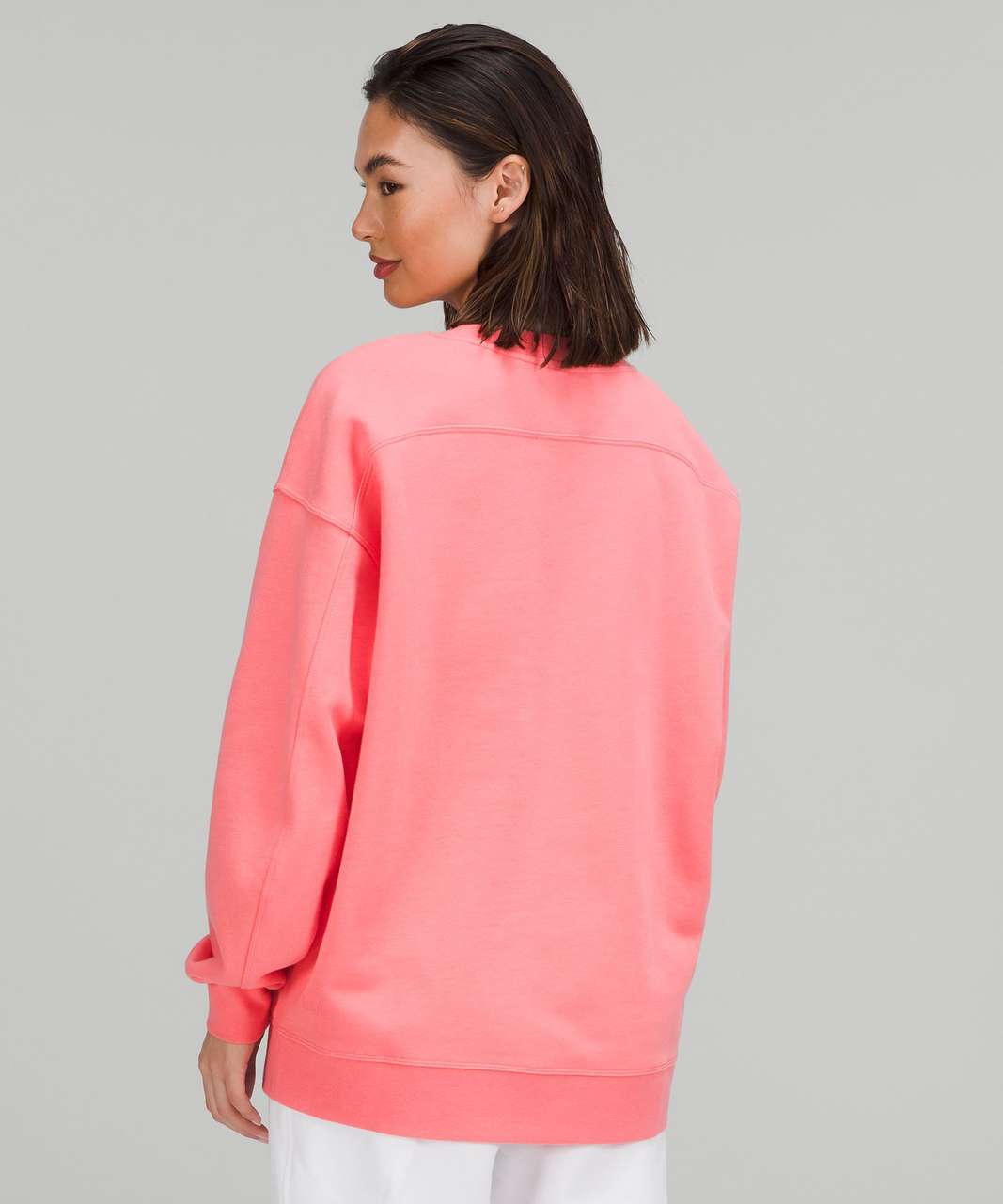 Lululemon Perfectly Oversized Crew - Raspberry Cream