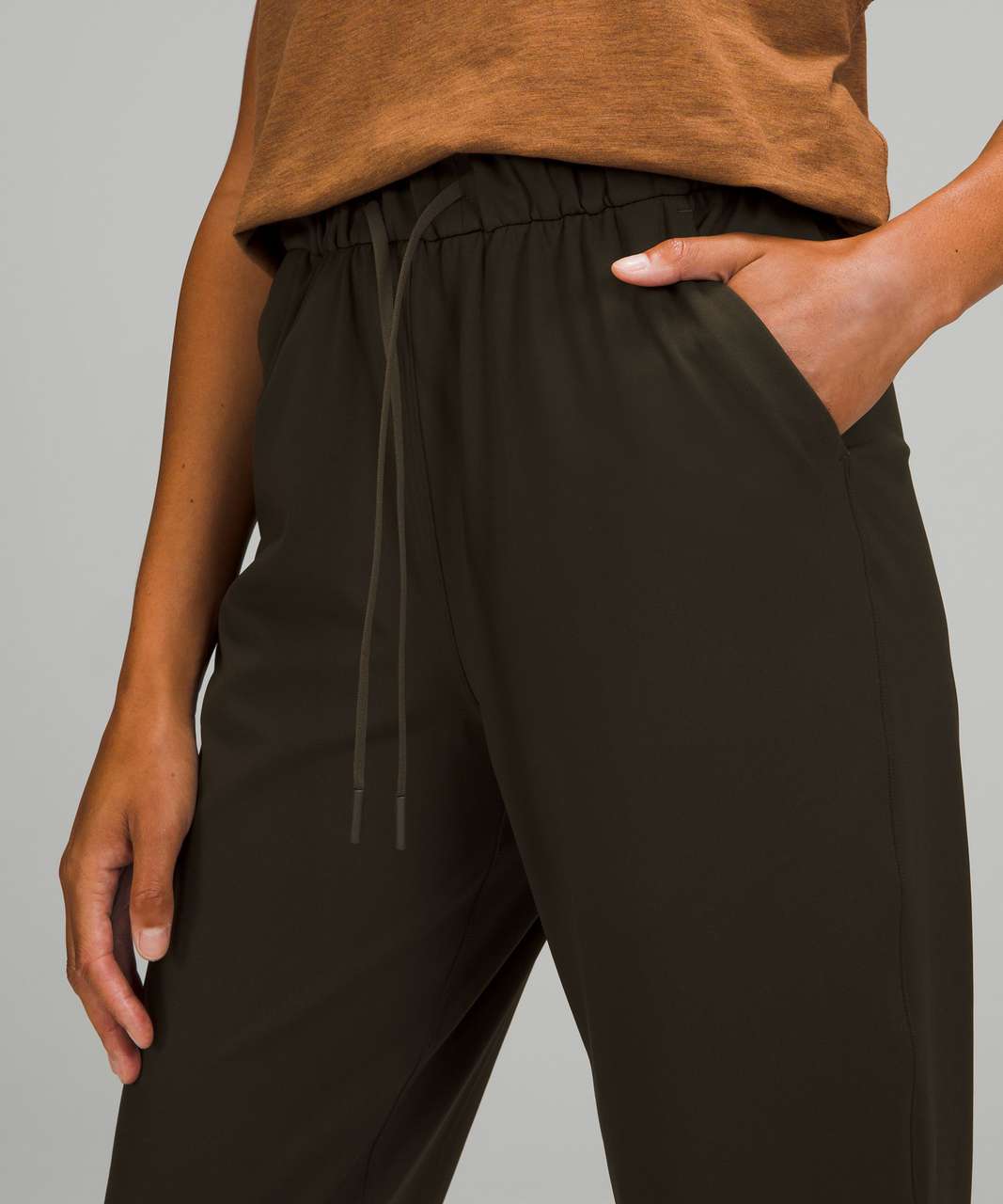 Lululemon Stretch High Rise Jogger Dark Olive Women's Size 2