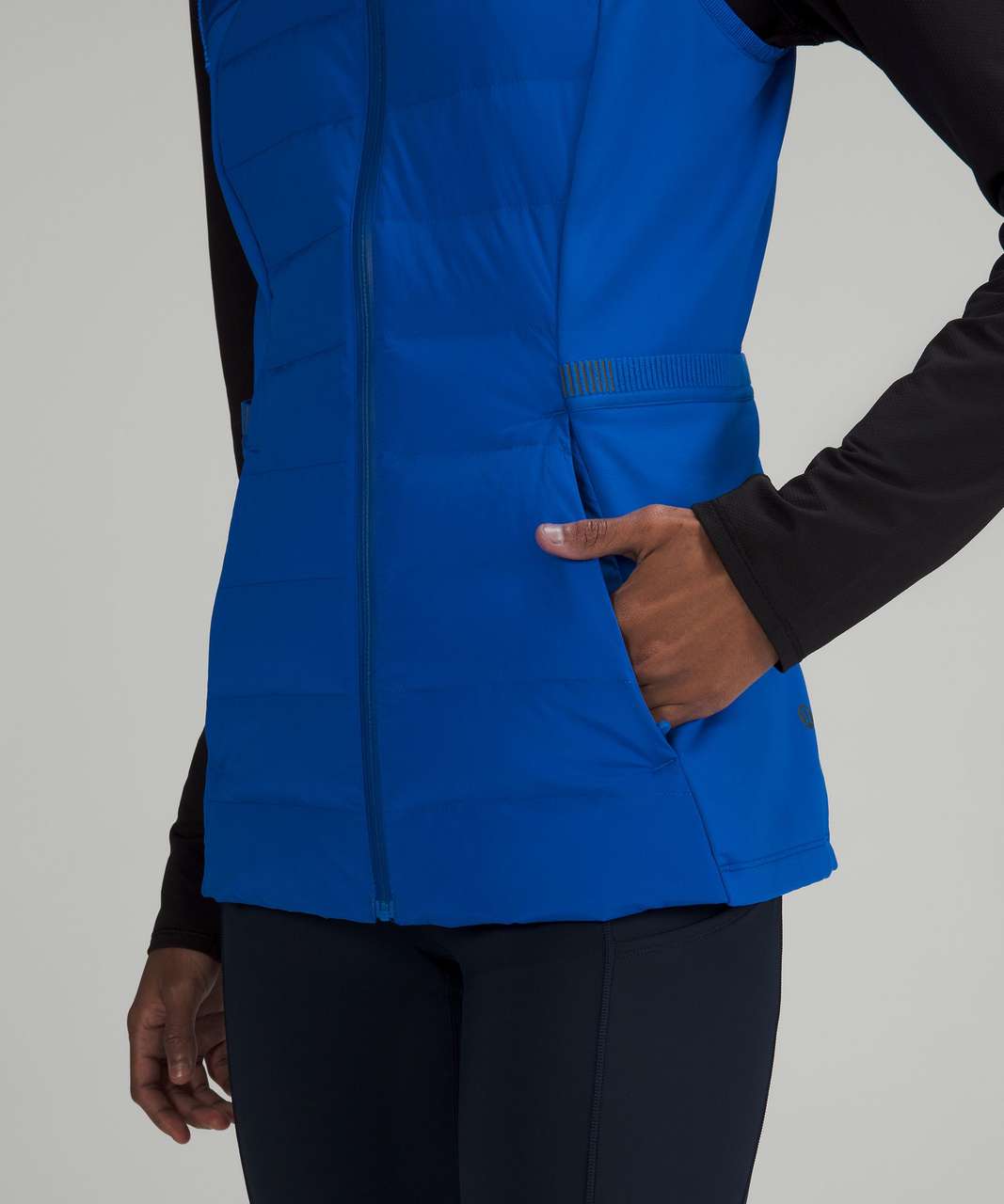 NWT Lululemon Down for It All Vest Blazer Blue Tone size 4