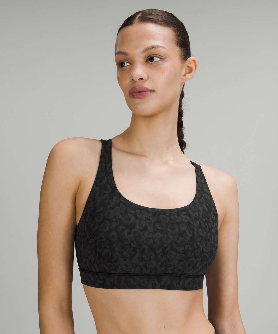 Lululemon Energy Medium-impact Sports Bra 2 Us - Black Multi