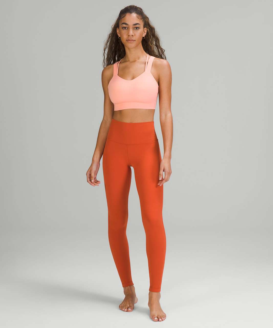 Lululemon Like a Cloud Longline Bra *Light Support, B/C Cup - Sonic Pink -  lulu fanatics