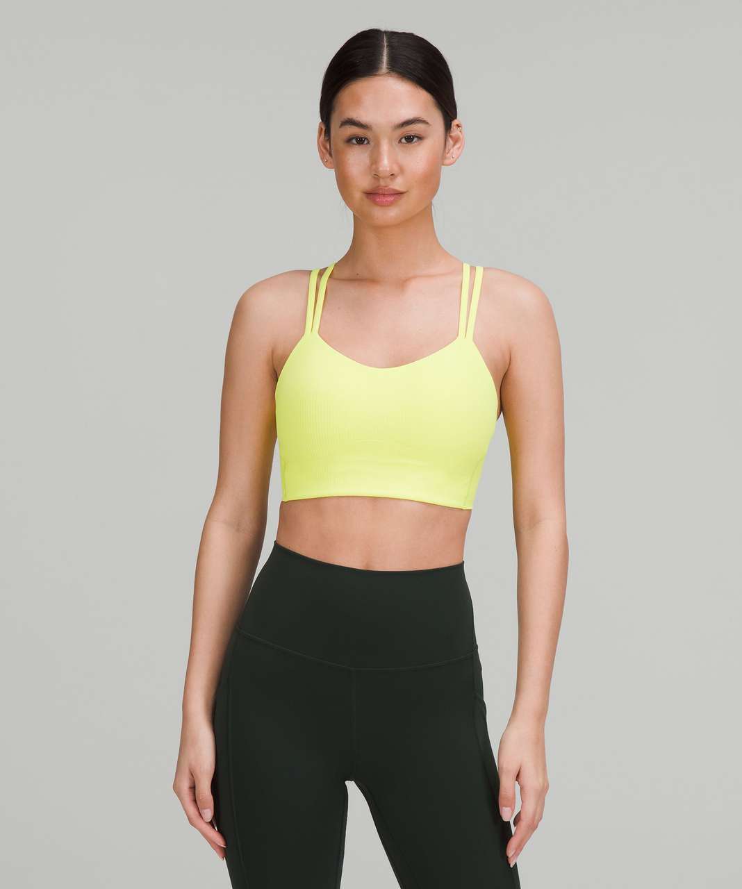 Minimal Long Line Strappy Sports Bra