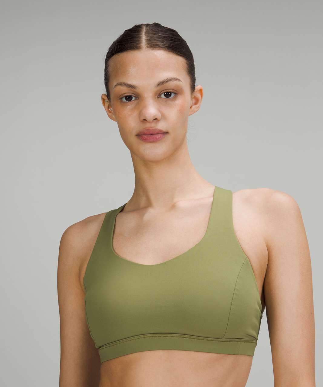 Lululemon Free to Be Serene Bra *Light Support, C/D Cup - Bronze Green