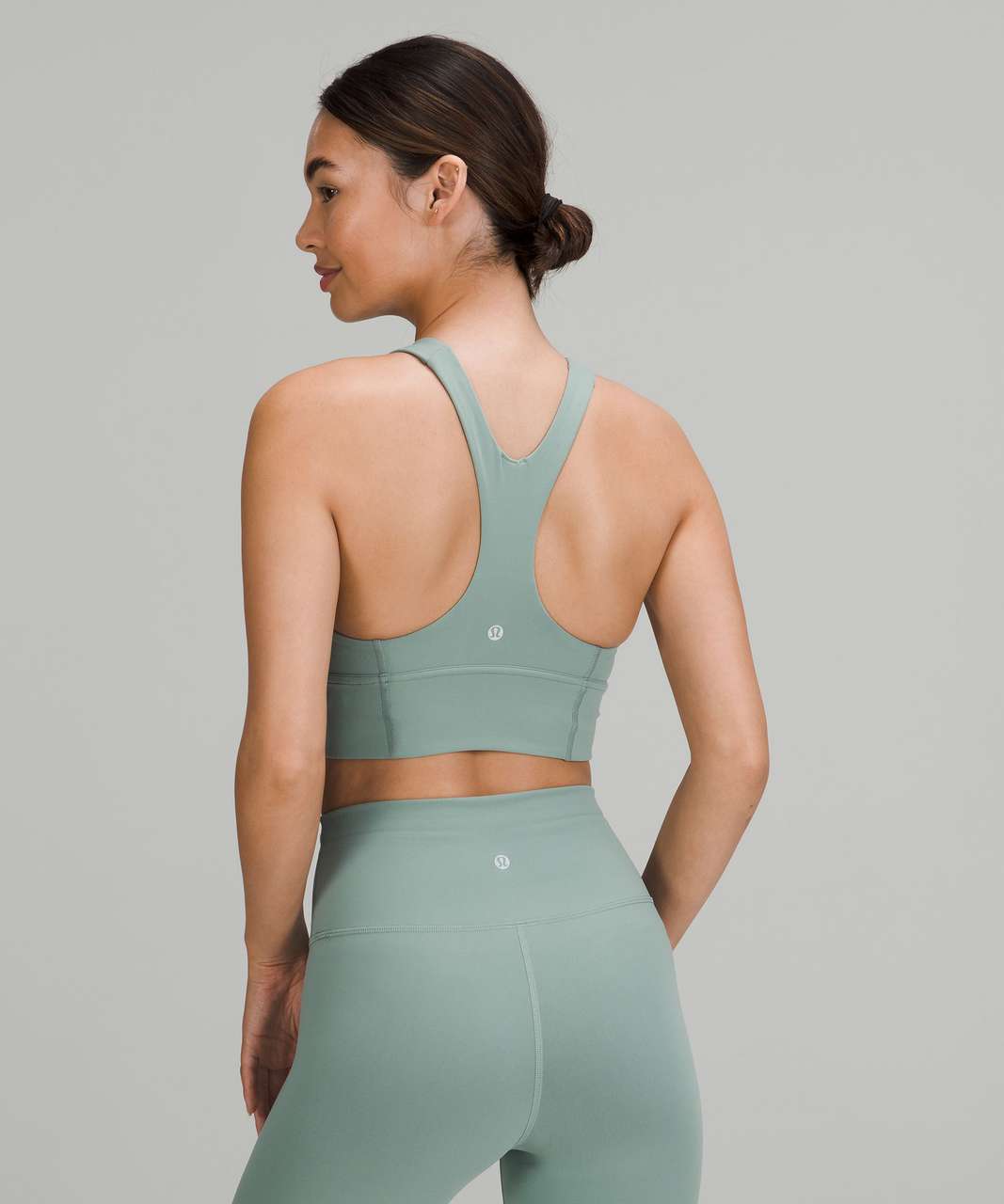 Like a Cloud Bra (2) in Hazy Jade paired with Wunder Train 25” (4) in Misty  Glade! : r/lululemon