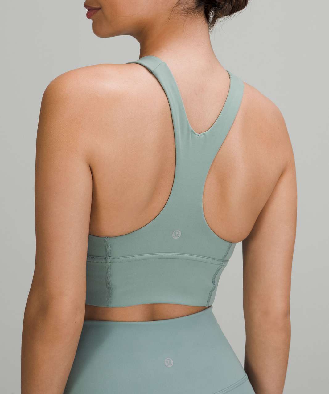 Lululemon Wunder Train Longline Bra Medium Support, C/d Cup In Misty Glade  | ModeSens